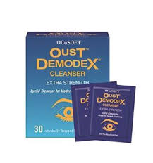 Behandl din øjenbetændelse med Oust Demodex